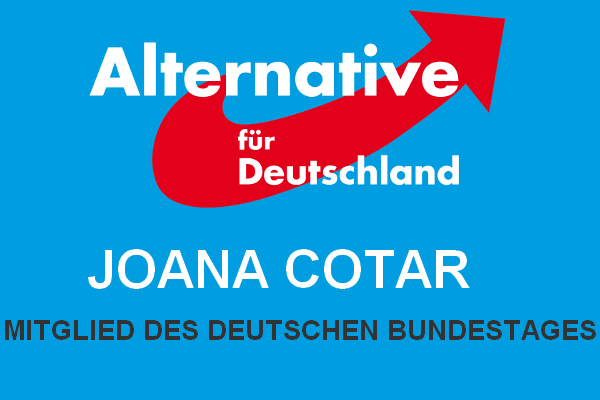 Joana Cotar – Mitglied des Deutschen Bundestages Logo